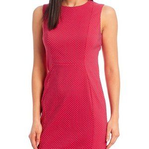 Calvin Klein polka dot sheath dress-new w/ tags